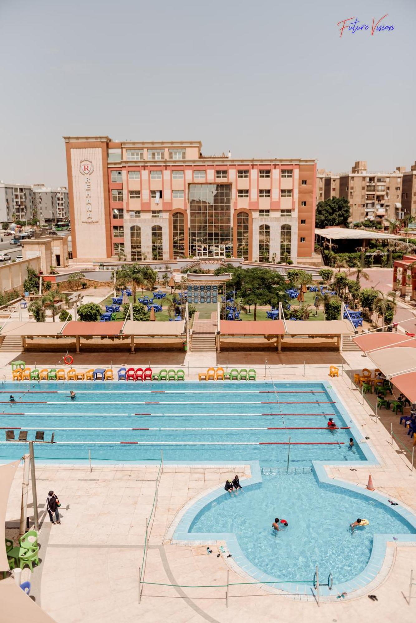 Rehana Plaza Hotel Kairo Bagian luar foto The swimming pool at the club